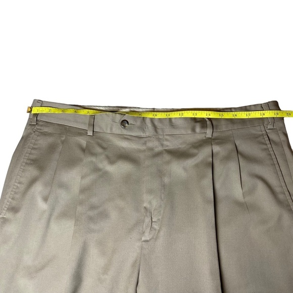 Talbots‎ Wool Dress Slacks in Beige Mens 38x30 - Picture 6 of 8